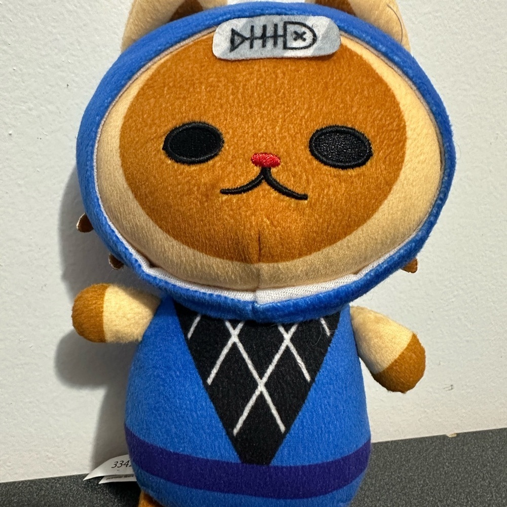 🥷 RARE Good Stuff Ninja Cat Plush - Blue Hoodie - Basic Fun - 🐱